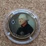 Frederick the Great | The old Fritz | enamel portrait coin Image 2
