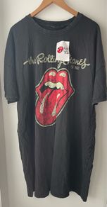 New with tags Primark The Rolling Stones top t-shirt nightdress size 14 to 16