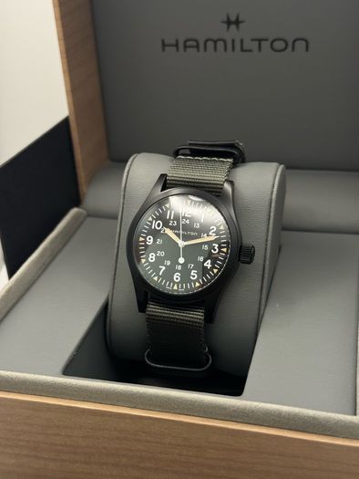 Hamilton Khaki Field PVD Complete set