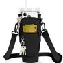 Water Bottle Carrier Bag Holder, Adjustable Strap & Phone Pocket, Stanley Cup, Fits Stanley Quencher 40 oz Tumbler Image 2