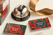 Trivia Game with metal bell