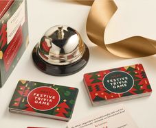 Trivia Game with metal bell