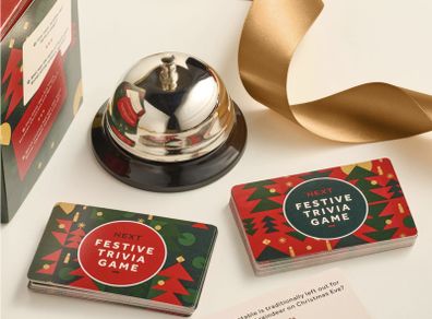 Trivia Game with metal bell