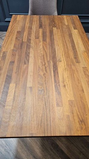 Wooden dining table