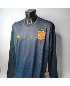 Spain Adidas Mens 2xl 2015 Long Sleeve Football Jersey - Rare Retro Soccer Shirt