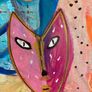 Original Figurative Painting Irish Art Cat Original Art Image 8