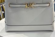 Unwanted gift original Michael Kors new Reed Large Leather Belted Satchel