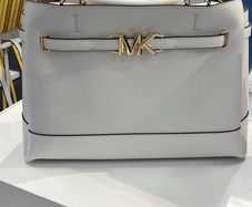 Unwanted gift original Michael Kors new Reed Large Leather Belted Satchel