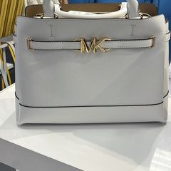 Unwanted gift original Michael Kors new Reed Large Leather Belted Satchel