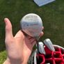 nike gold bag with trolly and clubs Image 7