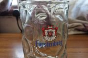 Vintage Large German Stein Beer Glass Pitcher Furstenberg