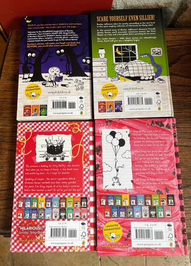 BRAND NEW - Jeff Kinney books (4)