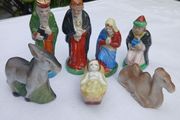 Vintage Nativity Set