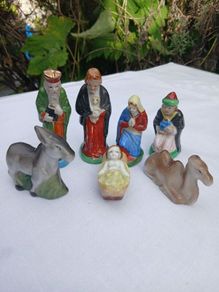 Vintage Nativity Set