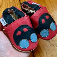 Brand new Tiptoe Tots leather baby shoes 0-6mths
