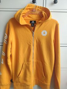 Converse Yellow Hoodie Youth Large (12-13 Yrs)