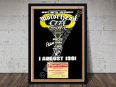Motorhead Vintage Concert Poster + Ticket Heavy Metal Holocaust Portvale Football Stadium 1981 Reproduction Print