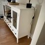 White Console Table with Wine Rack in Excellent Condition Image 2