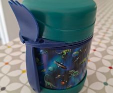 Funtainer Food Flask - Dinosaur & Space Design (New)