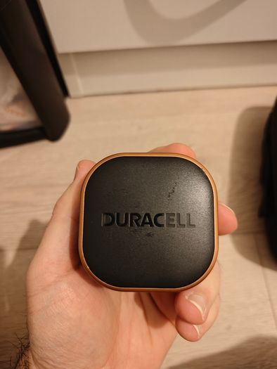 Duracell Black 30W Dual Fast USB-C + USB-A PPS Compact Wall Charger Plug - Compatible With Smartphones, Tablets, Powerbanks