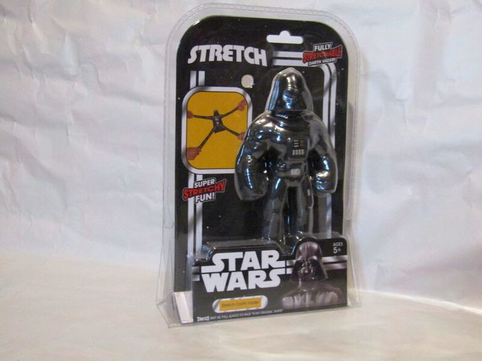Stretch Mini Star Wars Darth Vader Action Figure Brand New Sealed