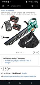 leaf blower/vacuum