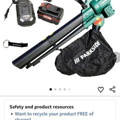 leaf blower/vacuum