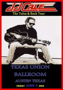 JJ Cale Vintage Poster Austin Texas 2004