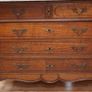 Antique French Oak Dressing Chest with Marble Top Image 5