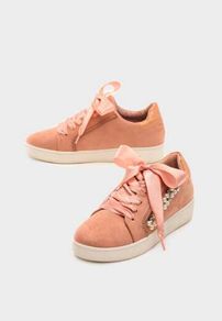 Fabulous Sneakers with Pearls & Gems size 6