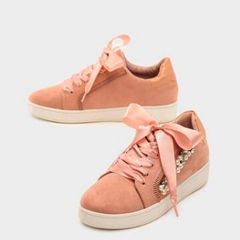 Fabulous Sneakers with Pearls & Gems size 6
