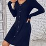 Brand New MYCOLORBLUE Dresses for Women A Line V Neck Long Sleeve. Image 3