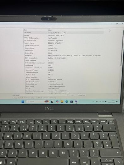 Dell Latitude 7310 Laptop i5/16GB/256SSD/FHDp