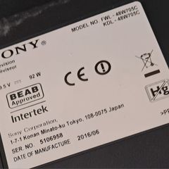 Sony Fwl - 48w705c