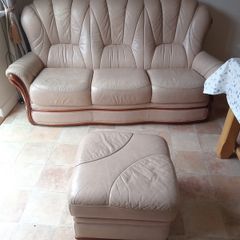 sofa and footstool