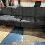 Grey 4 seater sofa couch Image 2