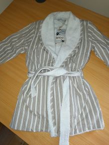 Wheat boy's dressing Gown- New, age 3