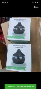 Wood Grain USB Humidifier Seven Colors Noctilucent Aromatherapy Mini Noiseless Machine Household Vase Air Purifier