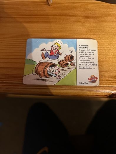 Card Collection - based on the Guinness Book of Cards
