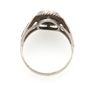 Vintage 925 Sterling Silver Black Onyx Signet Style Ring Image 7