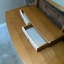 Vintage Mid Century C.W.S. Shirley Oak Veneer Chest of Drawers with Mirror Image 5