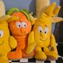 Goodness Gang X 3 Co Op Plush Toy Teddy Corn x 2, Carrot Image 4
