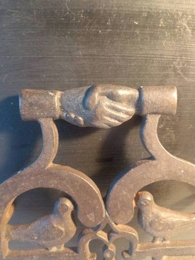 Ultra Rare 19th Century Masonic Trivet(1 of 7 Worldwide)