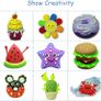 Air Dry Clay Kit, 24 Colors Modeling Clay for Kids,with free tools and Manuals,Wonderful Air Hardening Clay,Educational Creative Gift for Kids. Image 2