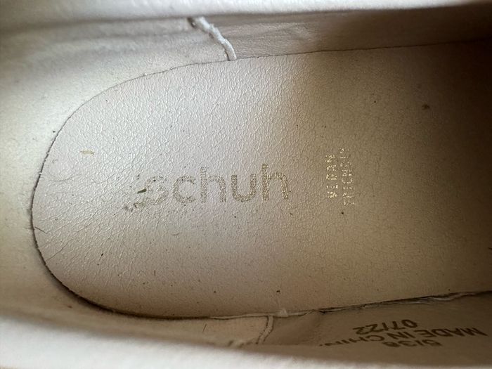 Cream shoes, size UK5(38)