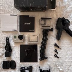 GoPro HERO3 plus Black Edition Bundle Box and Accessories
