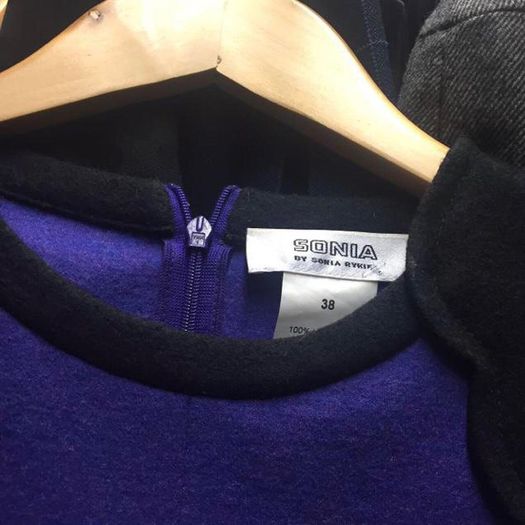 sonia rykiel purple dress