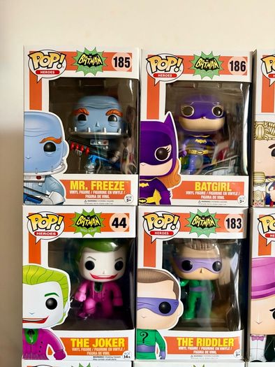 Batman 1966 Retro Funko - 10 Pop Lot