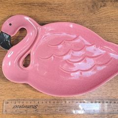 Flamingo serving dish