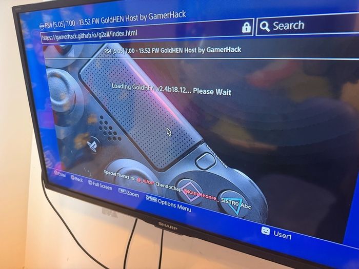 ps4 slim 1TB controller 2 jailbreak 13.52